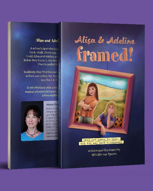 Alisa & Adeline Framed!